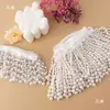 Adorno de Encaje con Borlas de Perlas de Alta Resistencia para Cortina de Cuentas DIY Puño de Hanfu Xiapie Cheongsam Cuello Adorno de Cuentas Cinta de Cuentas