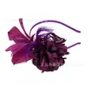 Accesorios para el Cabello de Malla de Plumas Nupciales Europeas y Americanas Transfronterizas Sombrero Flores Simuladas Moda Retro Elegante Flor para la Cabeza Suministro de Tocado