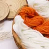 No hay devoluciones ni cambiosAl por mayor Hilo Acrílico de 4 hebras Completo, Pequeño, Mediano y Grueso Lana Acrílica para Tejer a Crochet Zapatillas y Plantillas para Zapatos