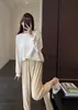 Ropa de estar de alta calidad estilo japonés: conjunto de pijama suave, cómodo y cálido de manga larga para mujer, nueva colección otoño/invierno 2026, H090715