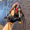 Llavero Creativo de Cuerda para Mano de Cachorro Dachshund de Cuero PU Colgante para Mochila Escolar Llavero Colgante Serie Miu para Parejas