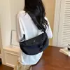 Bolso cruzado ultraligero e impermeable hecho de tela Oxford, unisex, versátil, de un solo hombro, nailon, ligero, práctico, bandolera tipo silla de montar