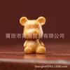 Barbie sândalo sândalo verde jacarandá coelho peludo esculpido besta devoradora de ouro urso violento DIY com contas acessórios pingente