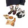 Totalmente de piel por dentro y por fuera, estilo vintage, elegantes y casuales, colores contrastantes, mezclilla, tacón grueso, botines de piel genuina para mujer
