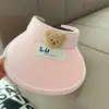 Chapéu de Sol Infantil Novo Estilo de Verão, Chapéu de Sol com Top Aberto para Meninos e Meninas, Chapéu de Proteção UV para Bebê, Moderno