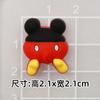 Acessórios Decorativos de Desenho Animado Mickey 3D DIY Capa de Celular Capa de iPad Patch Buraco Sapatos Material de Cola Cremosa Pasta