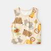 Kaka Panda Chaleco para niños Pantalones antimosquitos Conjunto de ropa de verano de dos piezas para niñas Ropa casual de verano para niños Traje Ropa para niños