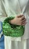 Bolsas de Bolinho Europeias e Americanas da Moda, Bolsas Croissant Trançadas à Mão com Nó, Bolsas de Mão de Luxo, Bolsas de Jantar, Nuvens