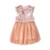 Novo Qipao de Verão Fino Estilo Chinês para Meninas Vestido de Gaze Estampado Estilo Chinês Infantil Vestido Qipao Melhorado para Crianças Pequenas