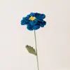 Flores de peonía mariposa terminadas tejidas a mano, ramo de lana artificial, decoración del hogar, regalo de vacaciones