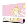 Alfombrilla de ratón Anime Sailor Moon, extragrande, resistente a las manchas, con lindos personajes de Sailor Moon, perfecta para escritorios de computadora y teclados