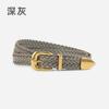 Cinto Tecido Feminino Guangzhou Rhododendron com Calça Jeans Casual Decorativo Feminino Cinto Feminino Versátil Cabelo Transfronteiriço