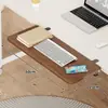 Tablero de Extensión para Escritorio Oficina Escritorio Perforación-Gratis Ampliación Extensión Artefacto Escritorio de Computadora Plegable Bandeja para Teclado