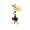 Cebo de Pesca con Mosca Mejorado Veneno Mosquito Micro-Cebo Pesca con Mosca Boca de Caballo Rayada Blanca Arroyo Tilapia Gancho de Mosca Venta al por Mayor