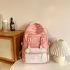 Nova Mochila Casual Versátil para Alunas do Ensino Fundamental e Médio, Mochila Simples, Bolsa Escolar, Bolsa de Reforço Tendência para Alunos do Ensino Médio para Homens