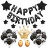 Paquete de Globos de Película de Aluminio Amazon Transfronterizo Decoración de Fiesta Set de Letras Globo de Cumpleaños de Papel de Aluminio Venta al por Mayor