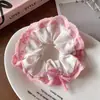 Diadema de Pelo de Intestino de Cerdo Nueva Diadema para Mujer Flor de Cabeza de Celebridad de Internet Coreana Accesorios para el Cabello Goma Elástica de Verano Cuerda para el Cabello Tocado