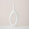 Vaso Geométrico Simples Estilo Vaso Cerâmica Ornamentos de Flores Flores Flores Secas Casa Decoração de Pousada Quarto Mesa conjunto