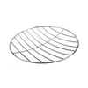 Red de Fritura Curva de Acero Inoxidable Personalizada, Red Antiadherente para Escurrir Aceite, Rejilla para Asar, Accesorios para Barbacoa, Red Redonda para Freír