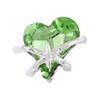 Ciber Famoso Joyería para Uñas Flash Corazón Torcido Diamante Emperatriz Viuda Aleación Fondo Puntiagudo Diamante Diablo Metal Fanxing Amor Uña Diamante