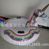 Fabricante en stock material resistente al frío 190CM anillo de esquí inflable de unicornio para exteriores anillo de esquí inflable de flamenco