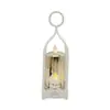 Lámpara de Viento Pequeña Electrónica, Lámpara de Vela, Grabado Láser Electrochapado, Linterna Luminosa Decorativa, Atmósfera de Festival Árabe de Oriente Medio