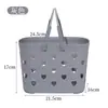 Canasta de Baño Portátil, Cesta de Almacenamiento para Artículos de Tocador de Baño, Cesta para Frutas y Verduras del Hogar, Caja de Almacenamiento Varios para Dormitorio de Estudiante