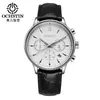 Reloj de Hombre Ochstin Cronógrafo de Tres Ojos Multifuncional de Negocios Resistente al Agua de Cuarzo Fabricante Calendario