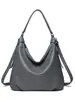 2026 Otoño Bolso Cruzado para Hombro Retro Europeo y Americano Bolso de Mano para Viajes Cotidianos Gran Capacidad Color Sólido Bolso Casual para Mujer