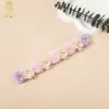 Nuevo Estilo Europeo y Americano 5 Diademas Pequeñas de Flores para Bebé, Joyería Creativa Hecha a Mano para Niños, Joyería para el Cabello de Flores Artificiales para Fiesta de Vacaciones