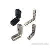 Conector de Perfil de Aluminio con Ranura de Esquina Integrada Accesorios de Estándar Europeo y Nacional Pieza de Esquina Interior en L Oculta de Ángulo Recto 2020 3030/4040