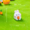 Criativo Fofo Coelhinho Forrageiro Micro Paisagem Boneca Jardinagem DIY Decorações Acessórios Mini Enfeites de Mesa