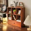 Estantería de escritorio simple de varios niveles para almacenamiento, estante de almacenamiento de escritorio para sala de estar, portavasos, gabinete de rejilla multi-compartimento para el hogar montado en la pared