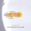 Prata 925 Banhada a Ouro Flor Xiangyun Oca Bola de Contas Contas Soltas Jade Hetian Cadeado de Bebê Pulseira Acessórios DIY com Contas