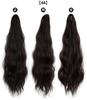 Peluca de Cola de Caballo para Mujer Cabello Largo Clip Pequeño de Agarre Rizos Ondulados Cola de Caballo Alta Verano Simulación Natural Cabello Largo Rizado Postizo