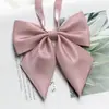 Gravata Borboleta de Cor Sólida para Meninas Uniforme Jk Cabo Pequeno Longo Acessórios de Uniforme Escolar Japonês Fato de Marinheiro Fato de Solteiro Gravata Borboleta da Temporada de Formatura