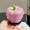 Suporte de Palito Cerâmico de Alta Aparência Atacado Decoração Colorida de Pimenta para Sala de Estar Mesa de Chá Caixa de Armazenamento de Fio Dental Ins Personalizado