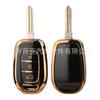 Adecuado para 2 Llaves y 3 Llaves Renault Koleo Correa Funda Protectora para Llave de Coche Bolsa para Llaves