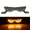 Tornillo de Placa de Matrícula de Motocicleta Transfronterizo Luz Triángulo Semicírculo Ojo de Diablo Intermitente Accesorios Decorativos Universales Modificados Luces de Coche
