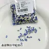 Rhinestones de Circonita Mini Largos de 5A, Estilo Popular en Línea, Base Plana, Biselados, Rhinestones Súper Brillantes para Uñas, Rhinestones para Uñas de Color Blanco y Champagne