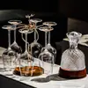 Conjunto de taças de vinho de alta qualidade para uso doméstico com aparência luxuosa, um conjunto completo de taças borgonha de cristal