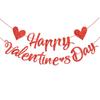 Nueva Bandera de San Valentín Feliz Día de San Valentín Amor Flash Rojo Flor Día de San Valentín Fiesta de Citas