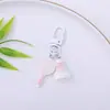 Chaveiro de Badminton Exquisito Cor de Doce Simulado Pingente de Miçangas Perler DIY Lembrança Cultural e Criativa Pingente para Bolsa