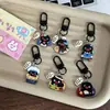 Chaveiro Pinguim Pingu Pequeno Peixe Pingente Acrílico Dupla Face Desenho Animado Fofo Pingente de Bolsa Presente para Melhor Amigo