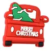 Série de Natal de Alto Padrão Transfronteiriça Desenho Animado Caneta com Contas Adesivos Caneta DIY Feita à Mão Joias para Caneta Acessórios de Contas de Cola Macia