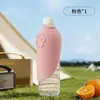 Dispositivo Plegable para Beber, Vaso de Agua Portátil, Dispensador de Agua Portátil, Bebedero para Perros Mascotas, Botella Reemplazable, Dispensador de Agua para Perros al Aire Libre