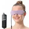 Mascarilla para ojos calentada por USB de Amazon, mascarilla para ojos calentada de terciopelo con calefacción de grafeno, mascarilla para ojos de compresa caliente con vapor, personalizable