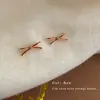 Pendientes de Lazo con Goteo Borgoña Retro para Mujer Aguja Plateada Moda Simple para Viajes Cotidianos Diseño Personalizado Pendientes de Color Contrastante Venta al Por Mayor