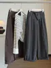 Pantalones Acampanados de Patchwork Irregular con Estilo para Mujer, Novedad Otoño 2026, de Cintura Alta, Adelgazantes, Casuales, Curvos