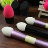 Brocha de Maquillaje Multifuncional de Doble Extremo de Fábrica, Brocha para Base de Maquillaje, Brocha para Polvos, Brocha para Polvos Sueltos, Brocha para Polvo de Miel, Una de Algodón y Una de Pelo